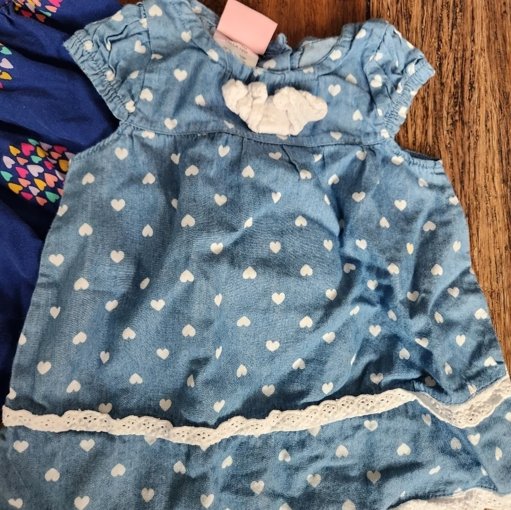 12 month dresses‎ and bubble romper